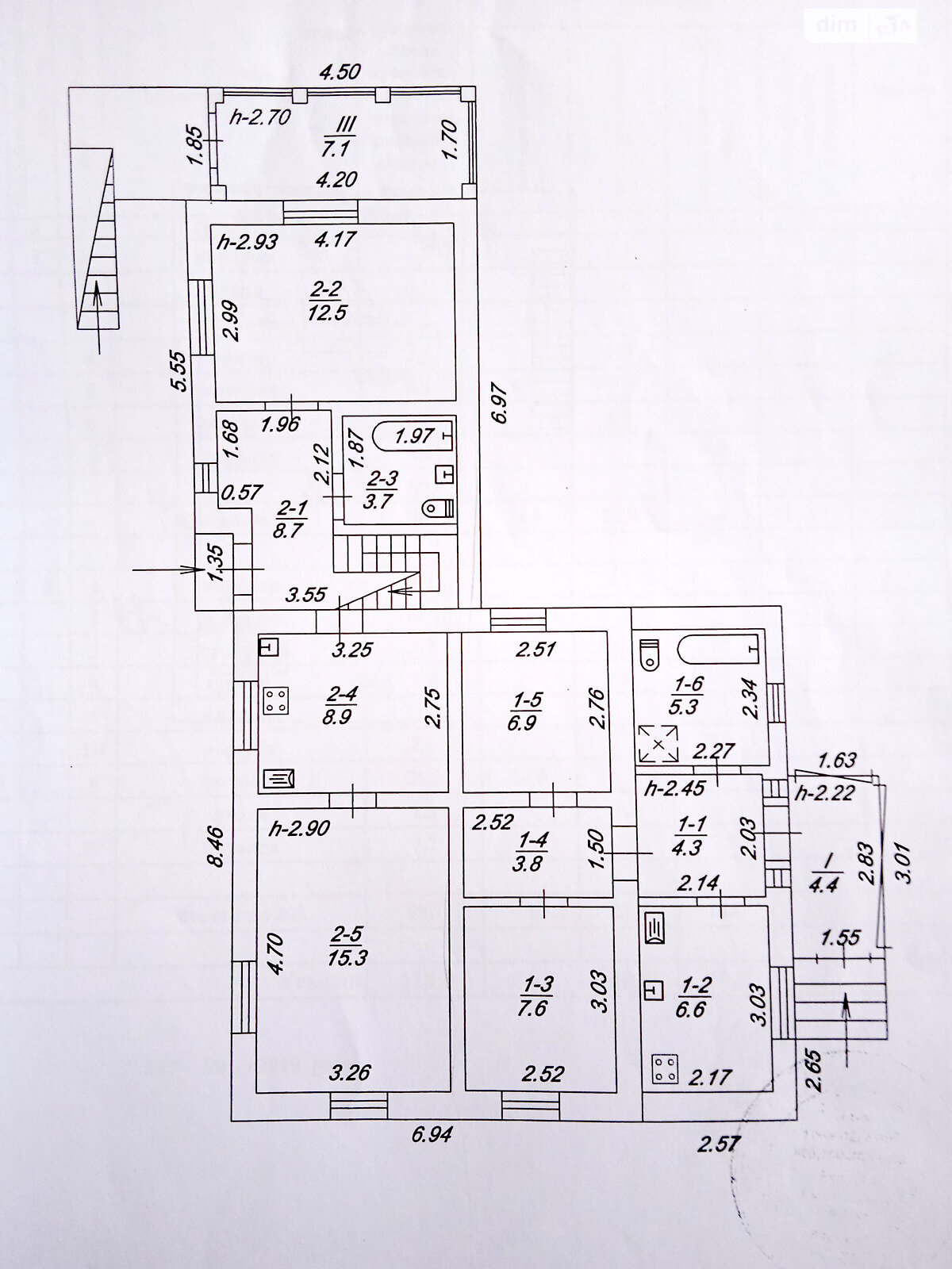 двоповерховий будинок з балконом, 128 кв. м, цегла. Продаж у Ірпені фото 1