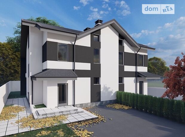 двухэтажный дом с террасой, 130 кв. м, газобетон. Продажа в Гостомеле (Киевская обл.) фото 1 двухэтажный дом с террасой, 130 кв. м, газобетон. Продажа в Гостомеле (Киевская обл.) фото 1