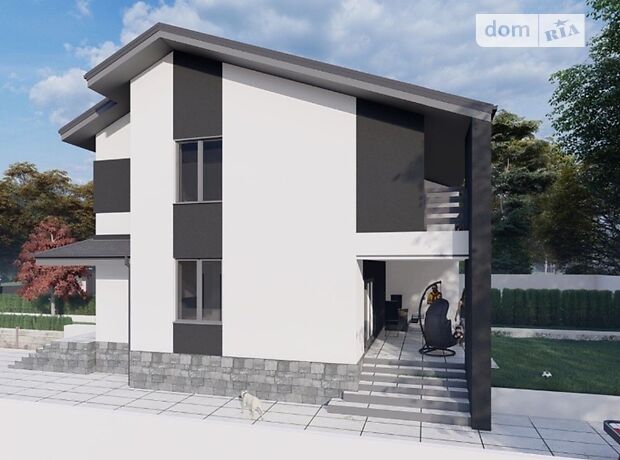 двухэтажный дом с террасой, 130 кв. м, газобетон. Продажа в Гостомеле (Киевская обл.) фото 1 двухэтажный дом с террасой, 130 кв. м, газобетон. Продажа в Гостомеле (Киевская обл.) фото 1