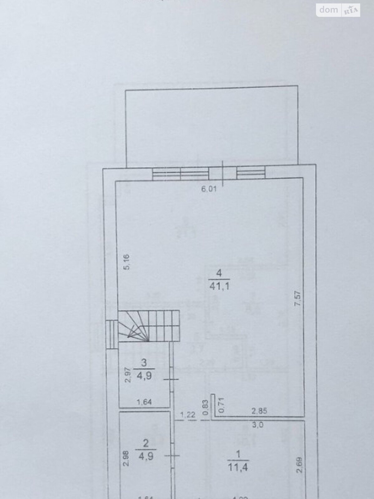 двухэтажный дом с балконом, 158.4 кв. м, кирпич. Продажа в Гостомеле фото 1