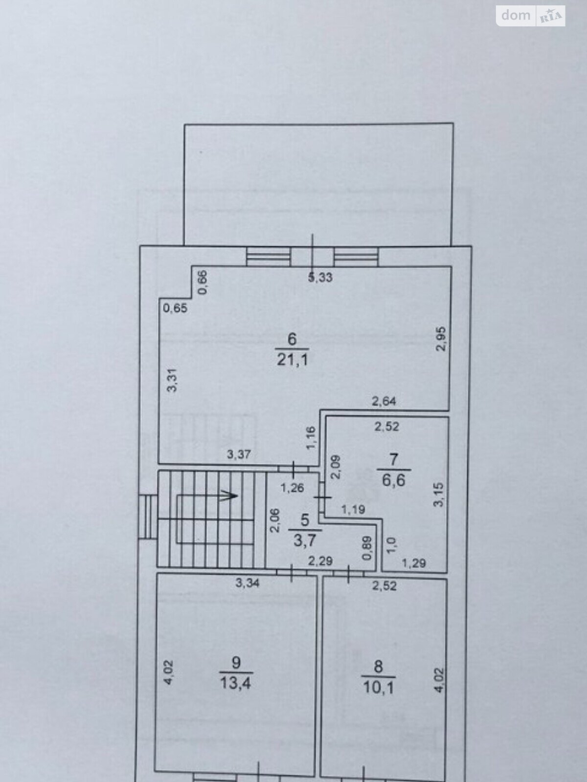 двухэтажный дом с балконом, 158.4 кв. м, кирпич. Продажа в Гостомеле фото 1