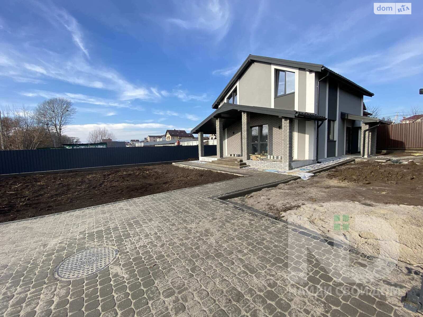 двухэтажный дом, 110 кв. м, кирпич. Продажа в Гостомеле фото 1 двухэтажный дом, 110 кв. м, кирпич. Продажа в Гостомеле фото 1