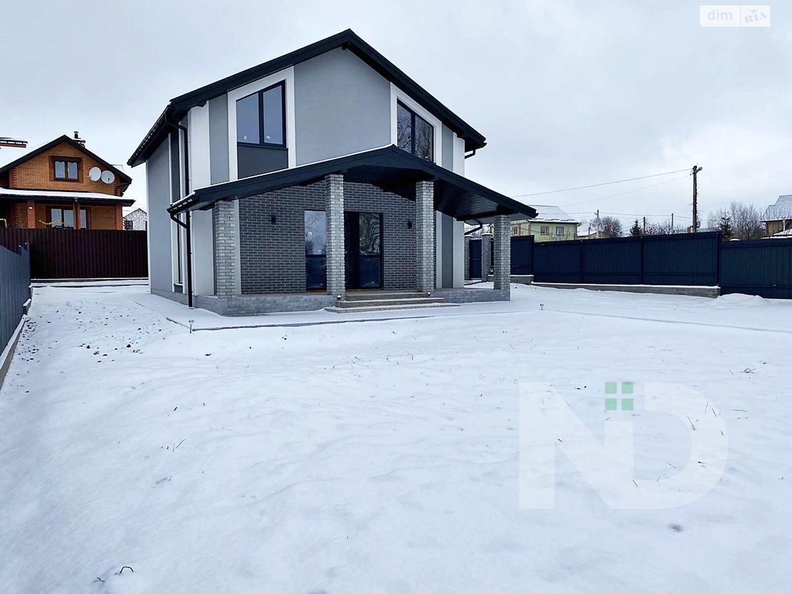 двухэтажный дом, 110 кв. м, кирпич. Продажа в Гостомеле фото 1 двухэтажный дом, 110 кв. м, кирпич. Продажа в Гостомеле фото 1
