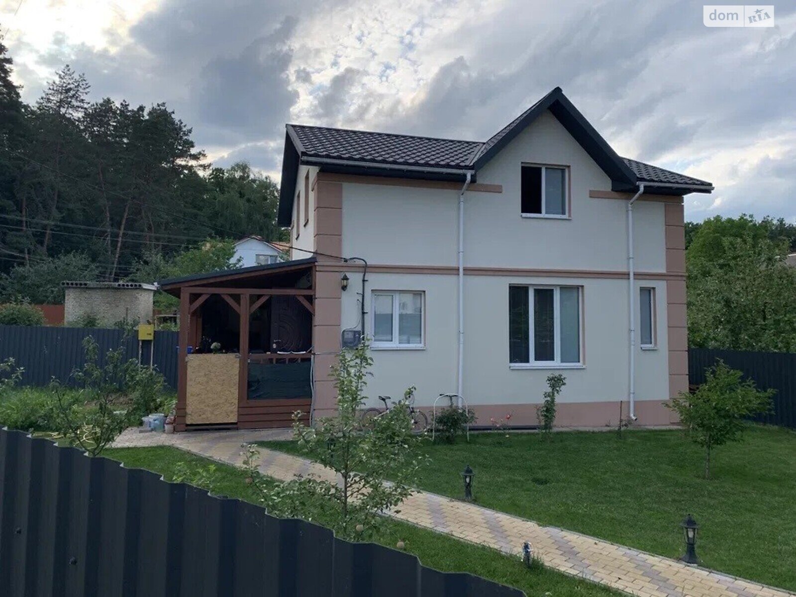 двухэтажный дом с отоплением, 85 кв. м, газобетон. Продажа в Ирпене район Ирпень фото 1 двухэтажный дом с отоплением, 85 кв. м, газобетон. Продажа в Ирпене район Ирпень фото 1