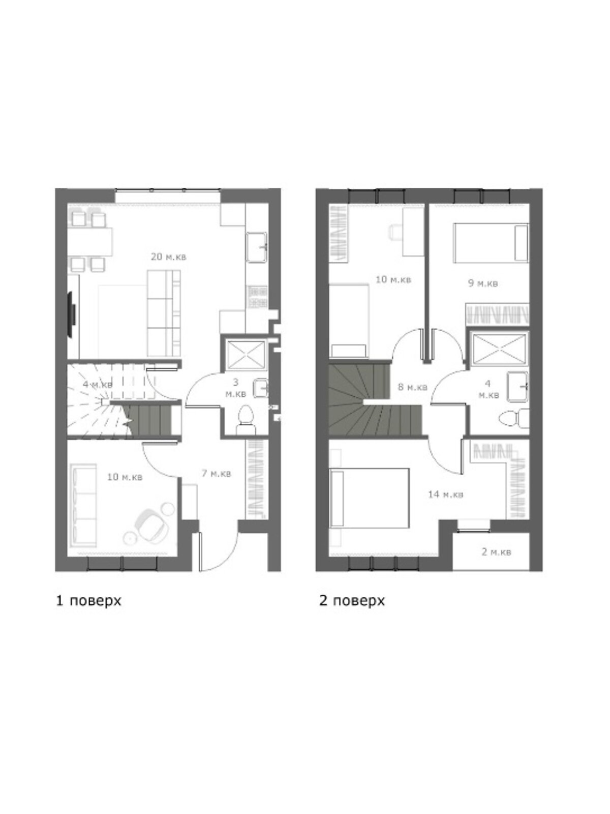 двухэтажный дом веранда, 92 кв. м, керамический кирпич. Продажа в Ирпене район Ирпень фото 1