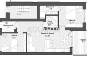 одноэтажный дом, 68 кв. м, кирпич. Продажа в Ирпене район Ирпень фото 2