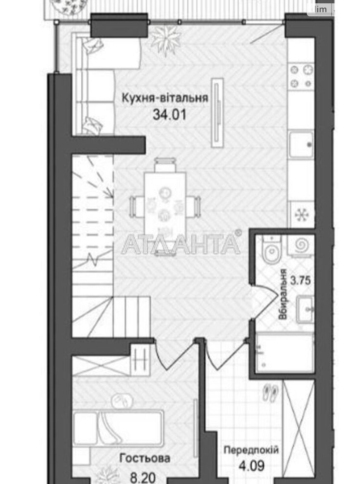 одноэтажный дом, 68 кв. м, кирпич. Продажа в Ирпене район Ирпень фото 1