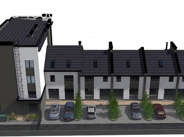 трехэтажный дом с террасой, 144 кв. м, кирпич. Продажа в Ирпене фото 1 трехэтажный дом с террасой, 144 кв. м, кирпич. Продажа в Ирпене фото 1