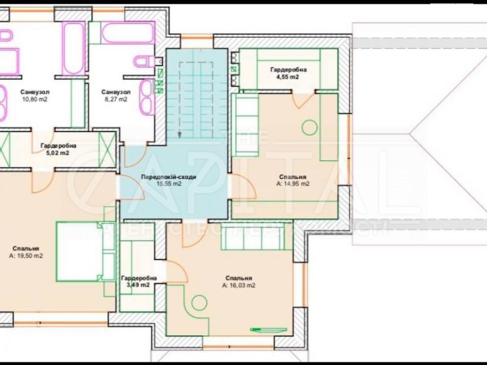 двоповерховий будинок з гаражем, 230 кв. м, цегла. Продаж у Ірпені фото 1 двоповерховий будинок з гаражем, 230 кв. м, цегла. Продаж у Ірпені фото 1