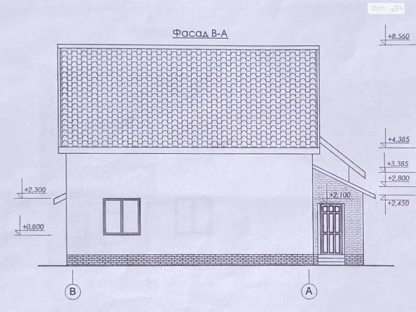 двухэтажный дом с гаражом, 250 кв. м, кирпич. Продажа в Иванкове район Иванков фото 1