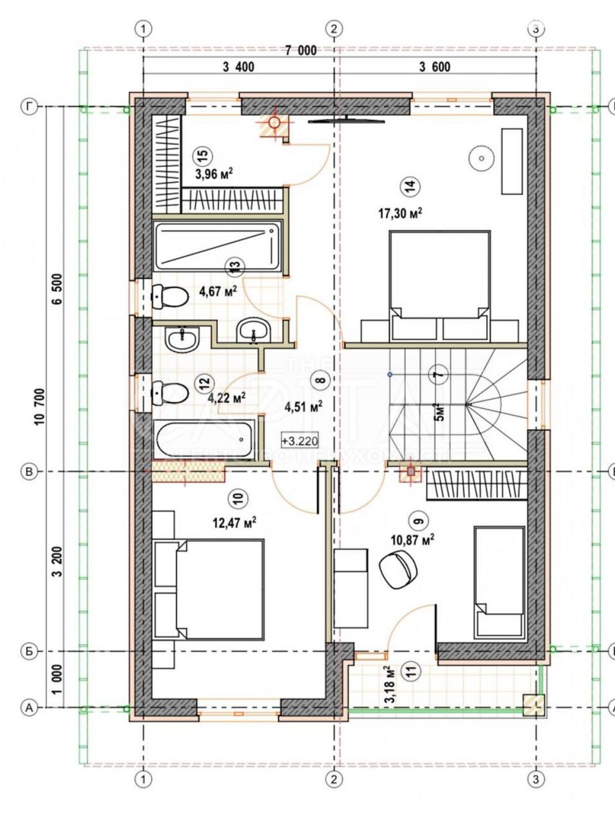 двоповерховий будинок, 125.7 кв. м, кирпич. Продаж у Іванковичах фото 1