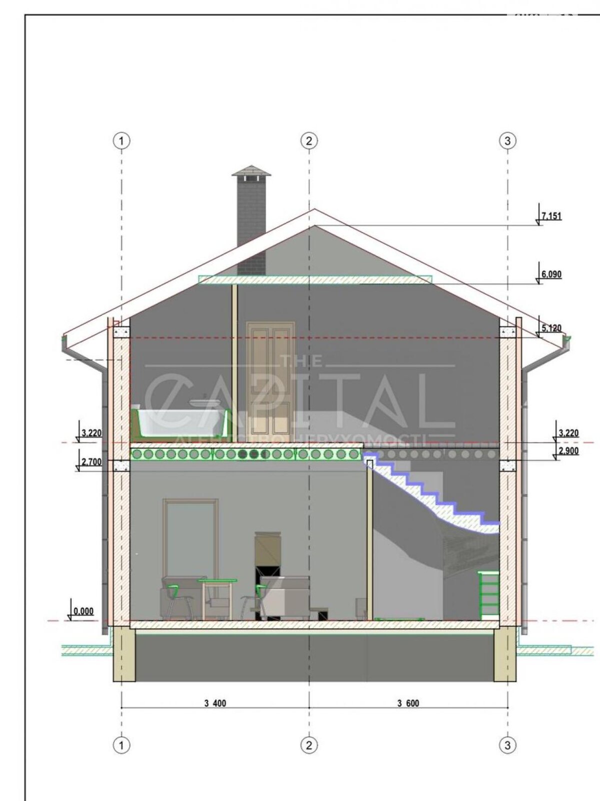 двоповерховий будинок, 125.7 кв. м, кирпич. Продаж у Іванковичах фото 1