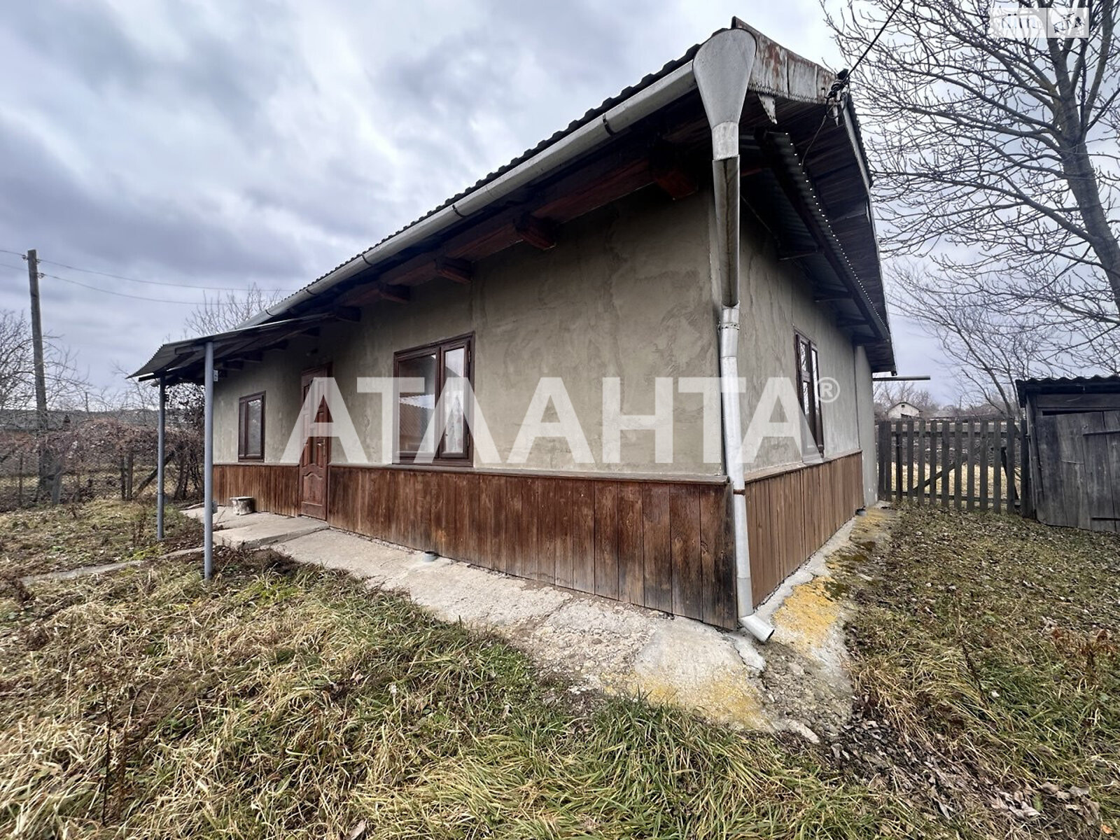 одноповерховий будинок, 48.4 кв. м, дерево и кирпич. Продаж у Іванківцях фото 1