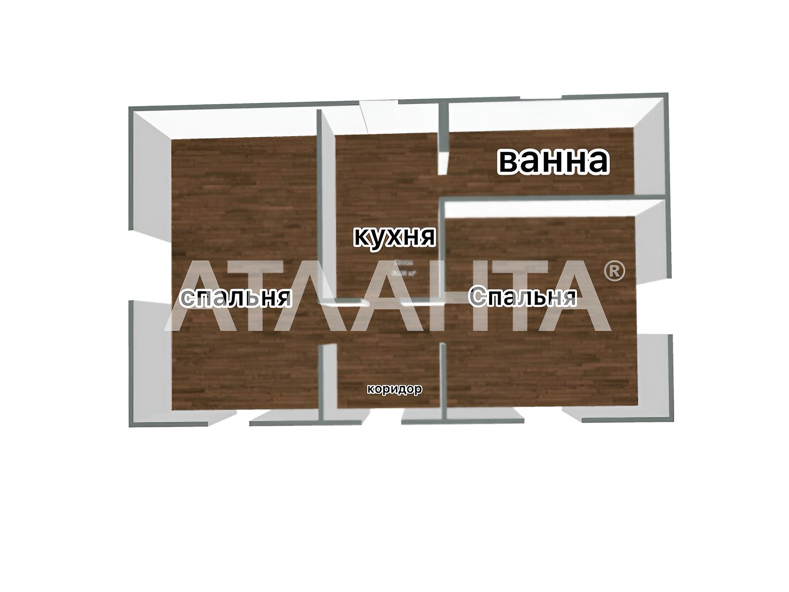 одноповерховий будинок, 48.4 кв. м, дерево и кирпич. Продаж у Іванківцях фото 1