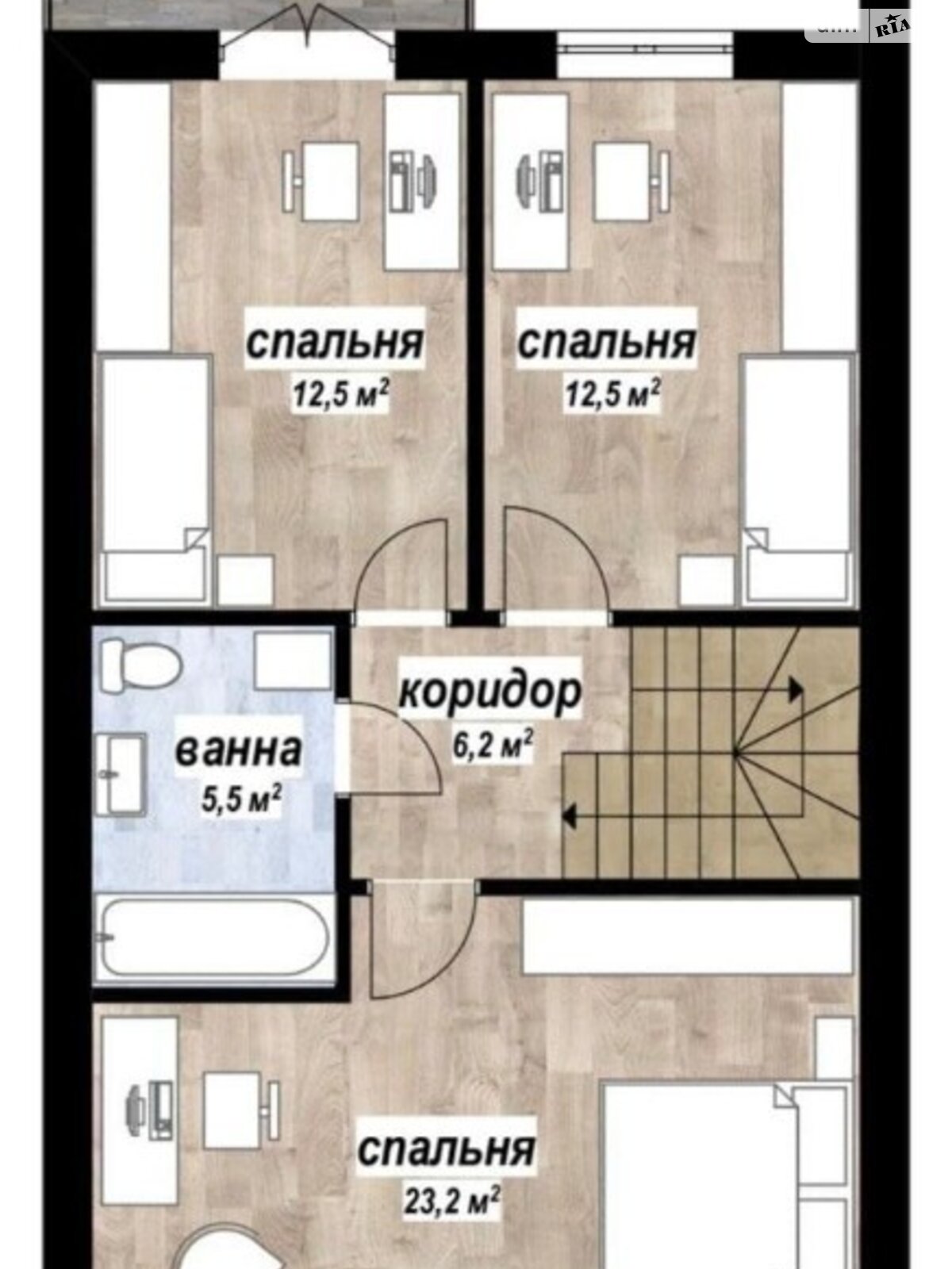 двухэтажный дом с балконом, 120 кв. м, кирпич. Продажа в Ивано-Франковске район Бам фото 1