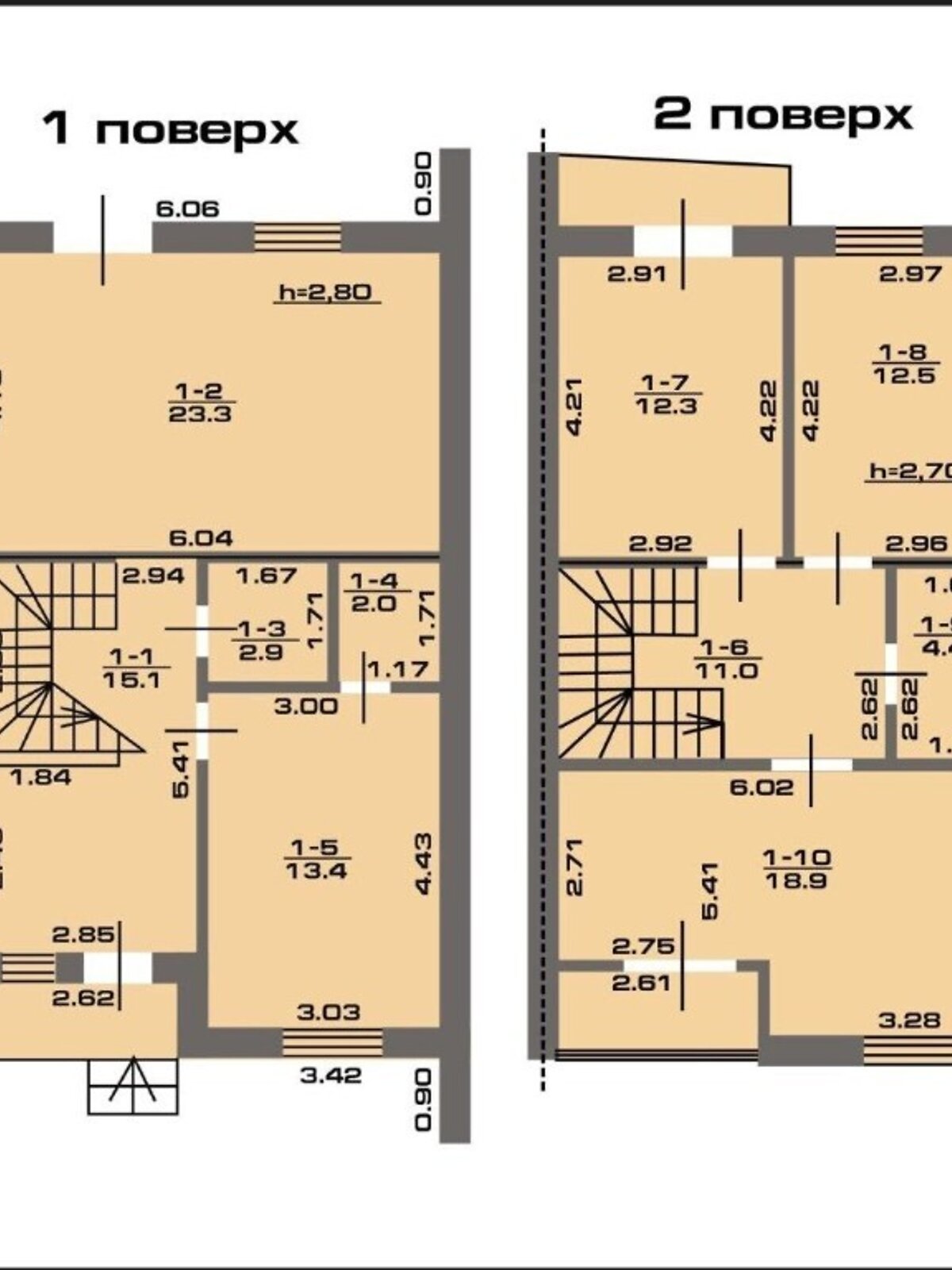 двоповерховий будинок з балконом, 120 кв. м, цегла. Продаж в Івано-Франківську, район Бам фото 1