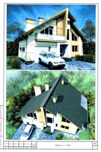 двухэтажный дом с гаражом, 235 кв. м, кирпич. Продажа в Драгомирчанах фото 2