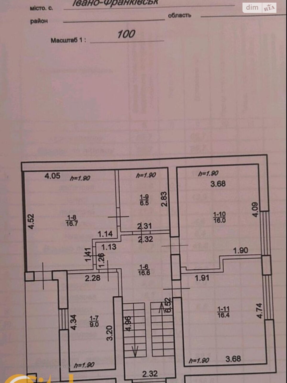 двухэтажный дом, 250 кв. м, кирпич. Продажа в Ивано-Франковске район Ивасюка Надречная фото 1