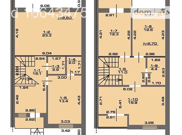 двухэтажный дом с черновой отделкой, 118 кв. м, кирпич. Продажа в Криховцах (Ивано-Франковская обл.) фото 1 двухэтажный дом с черновой отделкой, 118 кв. м, кирпич. Продажа в Криховцах (Ивано-Франковская обл.) фото 1