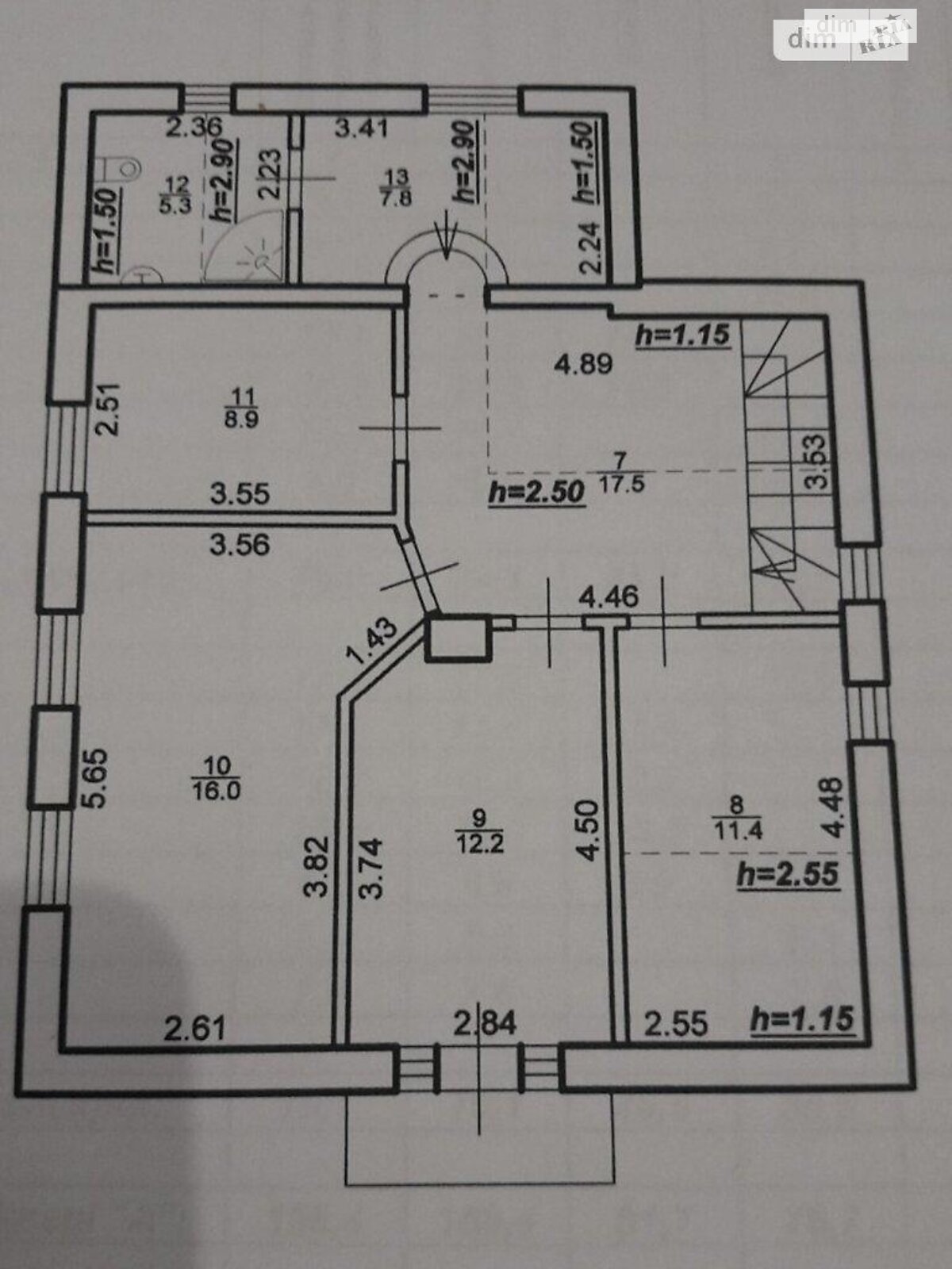 двухэтажный дом, 158 кв. м, кирпич. Продажа в Ивано-Франковске район Майзли фото 1