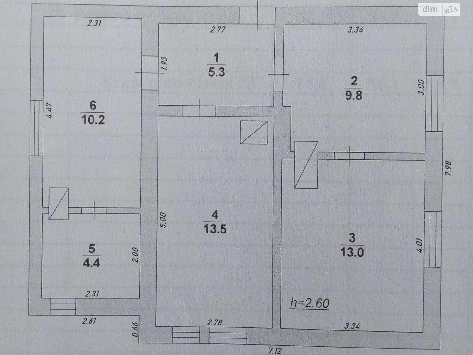 одноэтажный дом, 75 кв. м, кирпич. Продажа в Ивано-Франковске район Софиевка фото 1