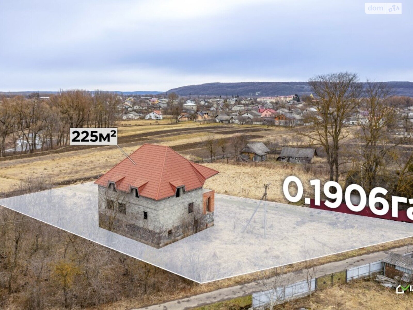 трехэтажный дом, 225 кв. м, шлакоблок. Продажа в Ивано-Франковске фото 1