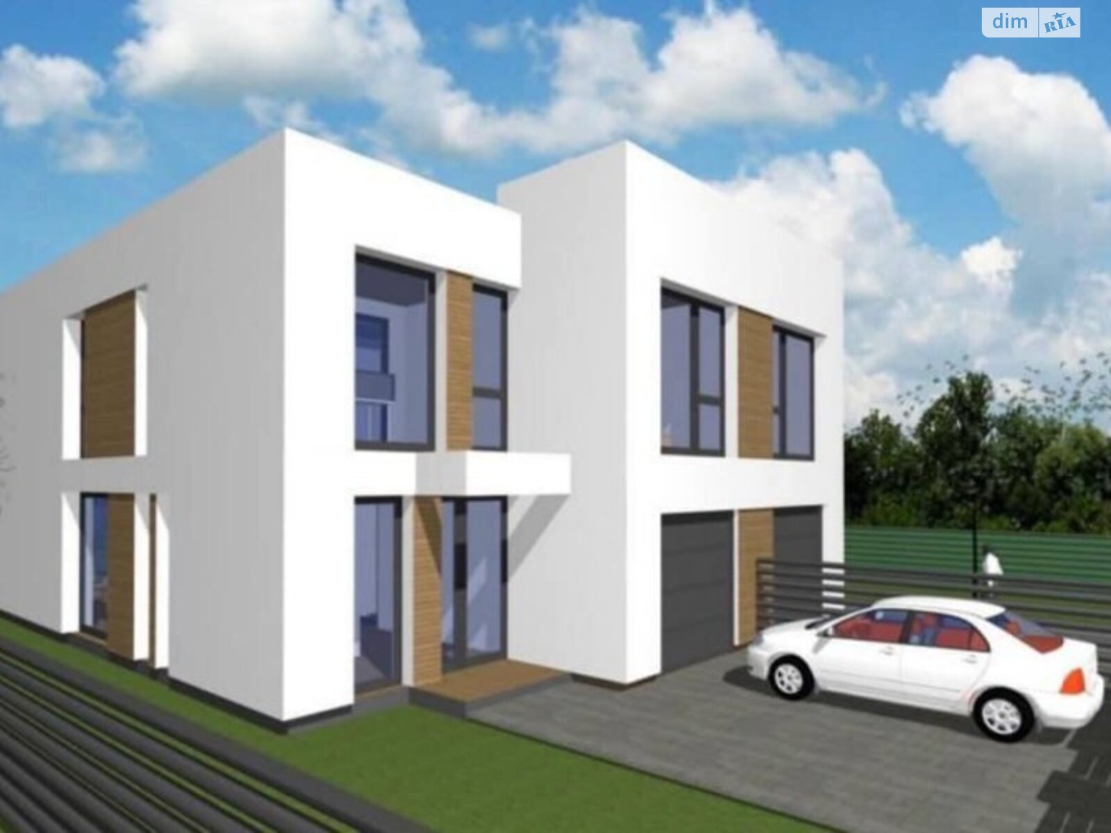 двухэтажный дом с гаражом, 135 кв. м, кирпич. Продажа в Ивано-Франковске район Угринов фото 1