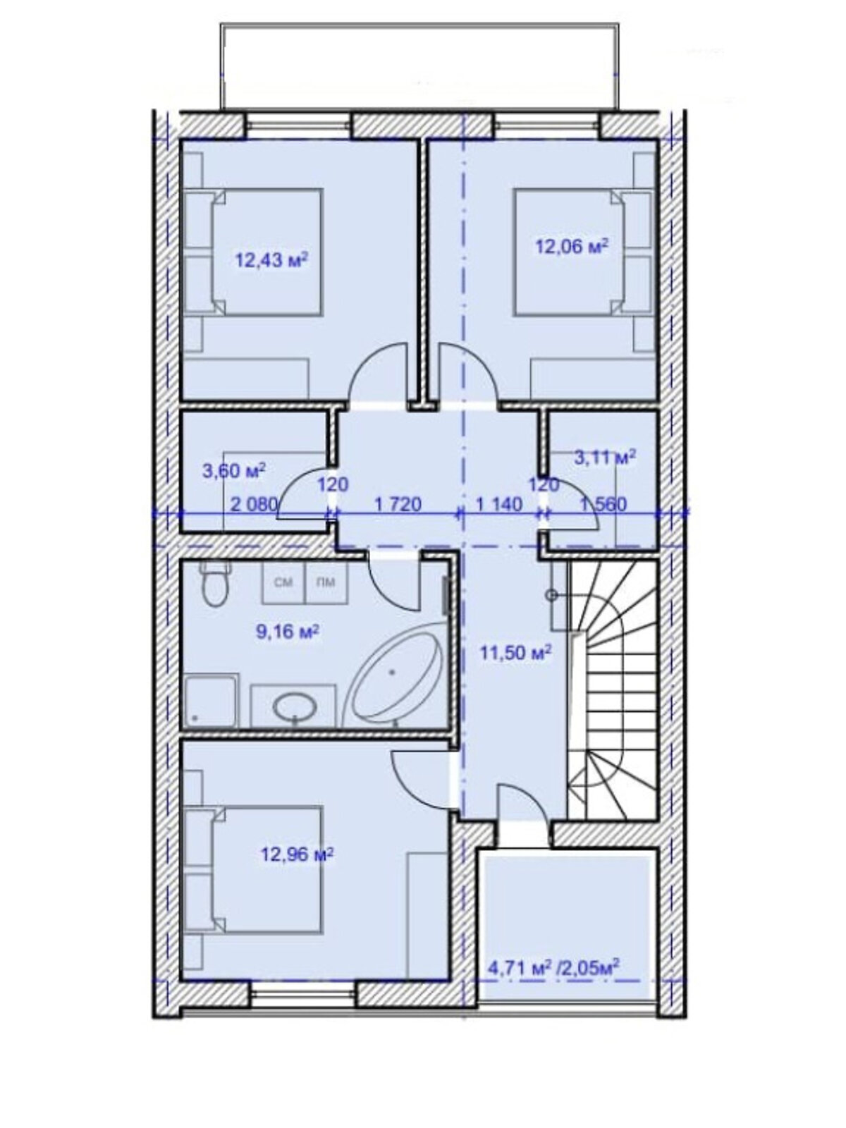 двухэтажный дом, 136 кв. м, кирпич. Продажа в Ивано-Франковске район Каскад фото 1