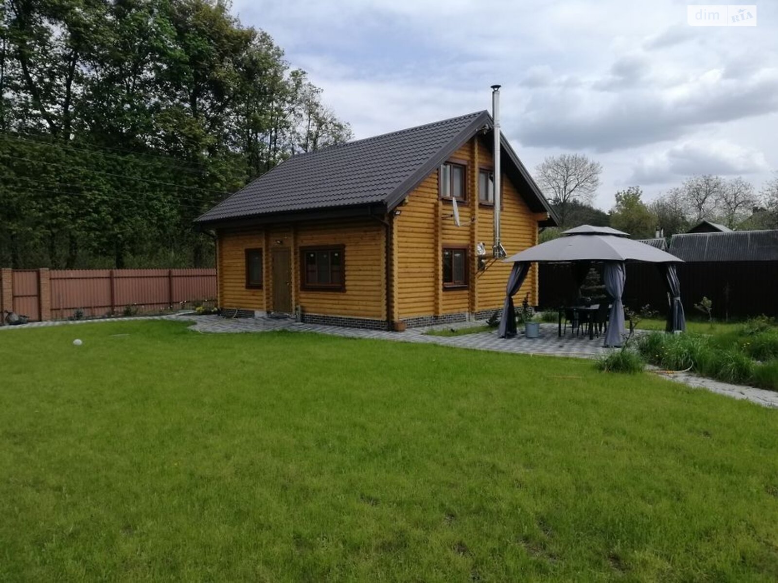 двоповерховий будинок з опаленням, 140 кв. м, зруб. Продаж у Іванівці фото 1 двоповерховий будинок з опаленням, 140 кв. м, зруб. Продаж у Іванівці фото 1