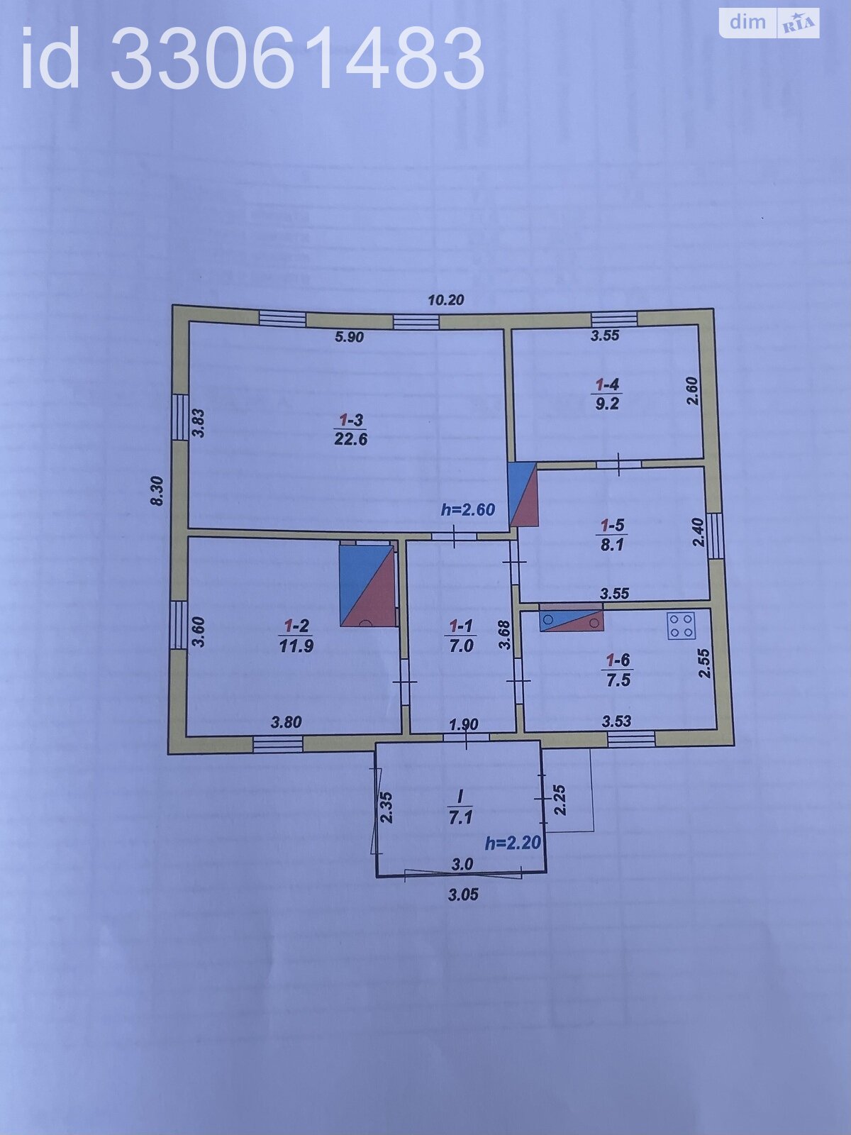 одноповерховий будинок з верандою, 73.4 кв. м, дерево та цегла. Продаж у Іванівці фото 1 одноповерховий будинок з верандою, 73.4 кв. м, дерево та цегла. Продаж у Іванівці фото 1