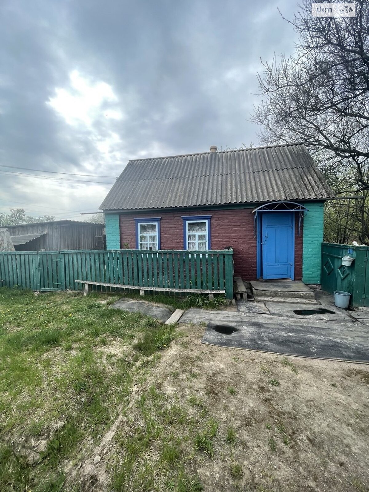 одноэтажный дом с верандой, 76.4 кв. м, дерево и кирпич. Продажа в Житомире фото 1