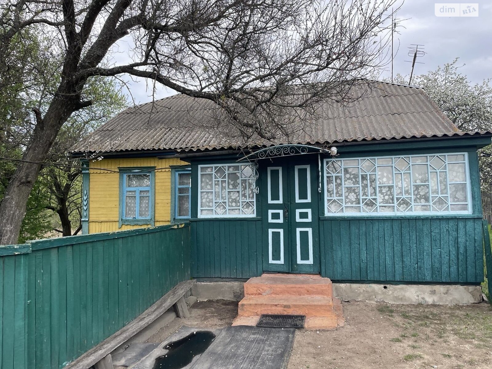 одноэтажный дом с верандой, 76.4 кв. м, дерево и кирпич. Продажа в Житомире фото 1