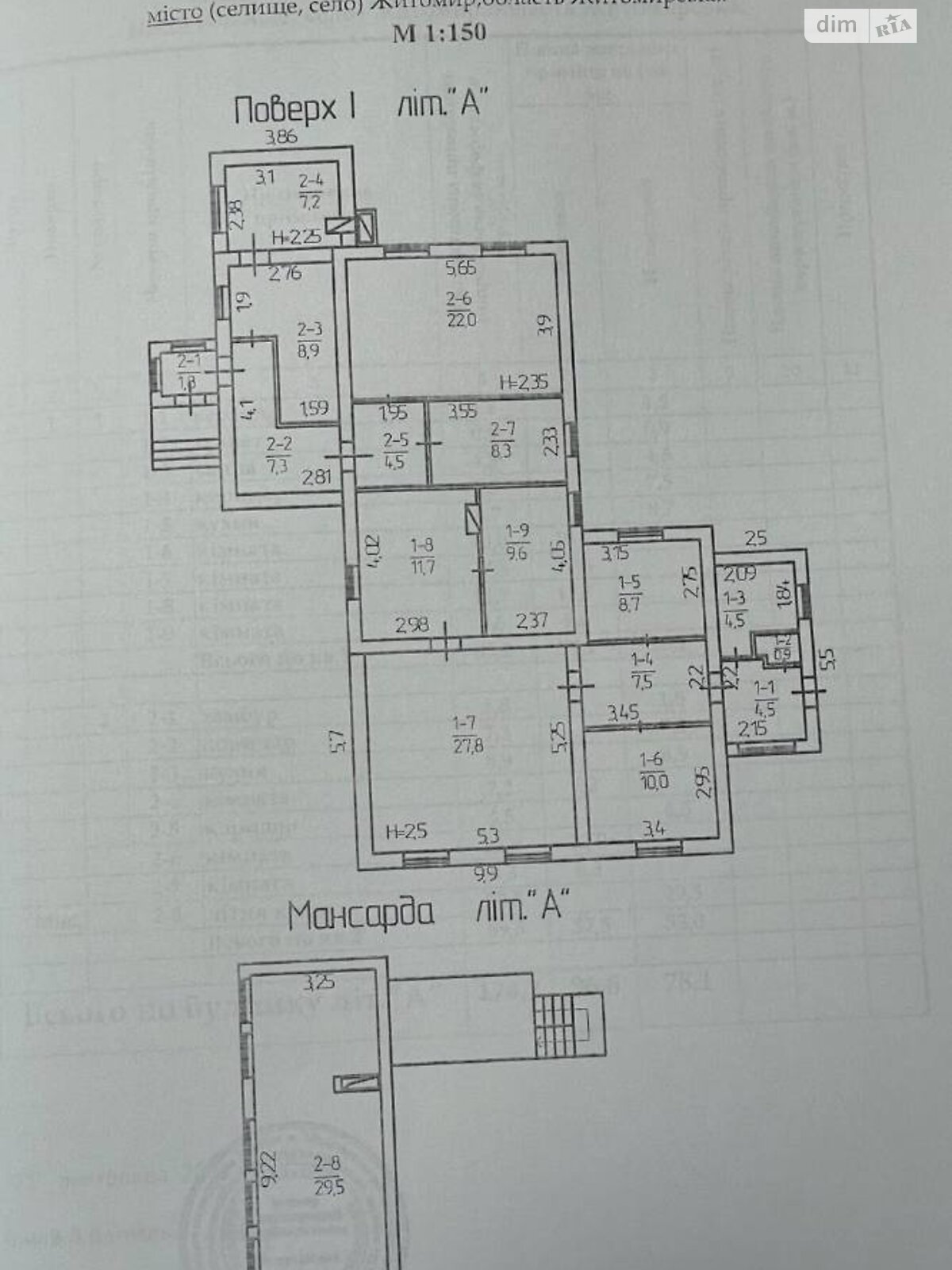 двухэтажный дом с мансардой, 82.5 кв. м, кирпич. Продажа в Житомире район Королевский фото 1 двухэтажный дом с мансардой, 82.5 кв. м, кирпич. Продажа в Житомире район Королевский фото 1