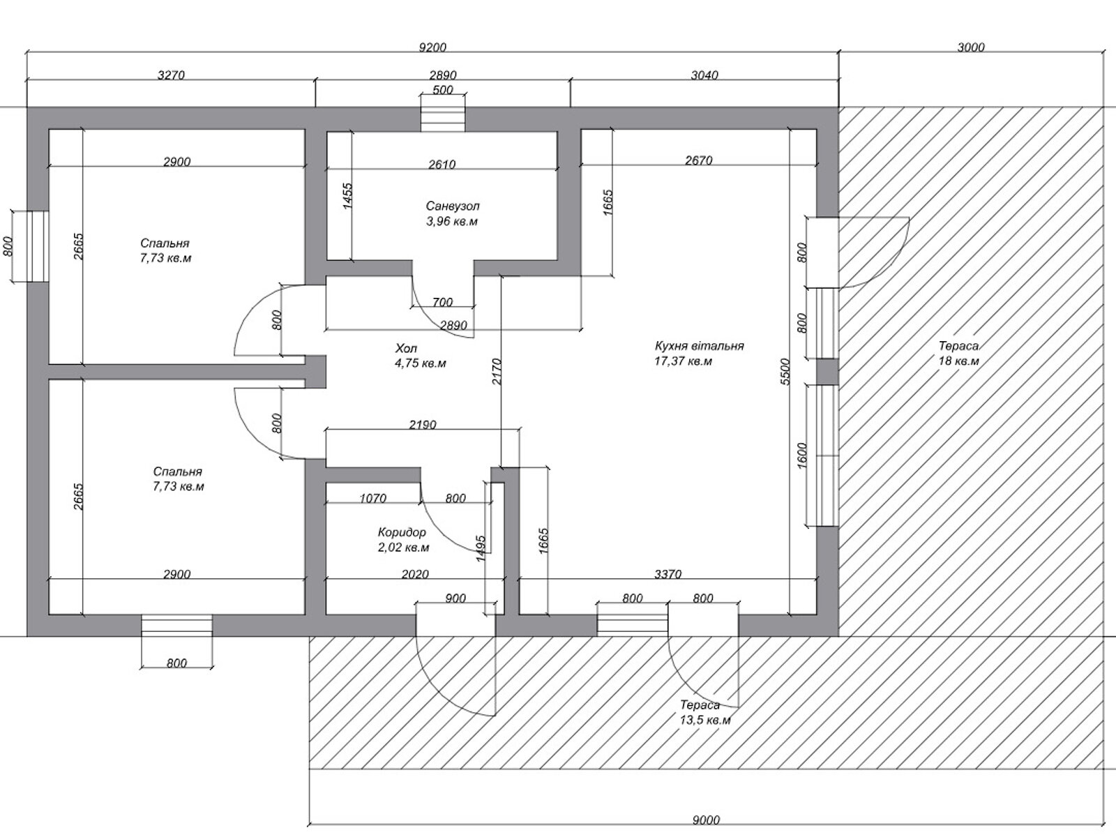 одноэтажный дом, 85.5 кв. м, дерево и кирпич. Продажа в Жовкве район Жолква фото 1