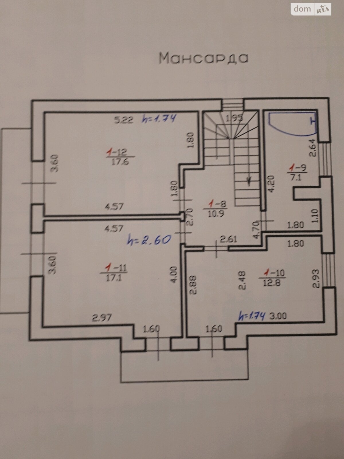 двухэтажный дом с балконом, 133 кв. м, кирпич. Продажа в Раве-Русской фото 1