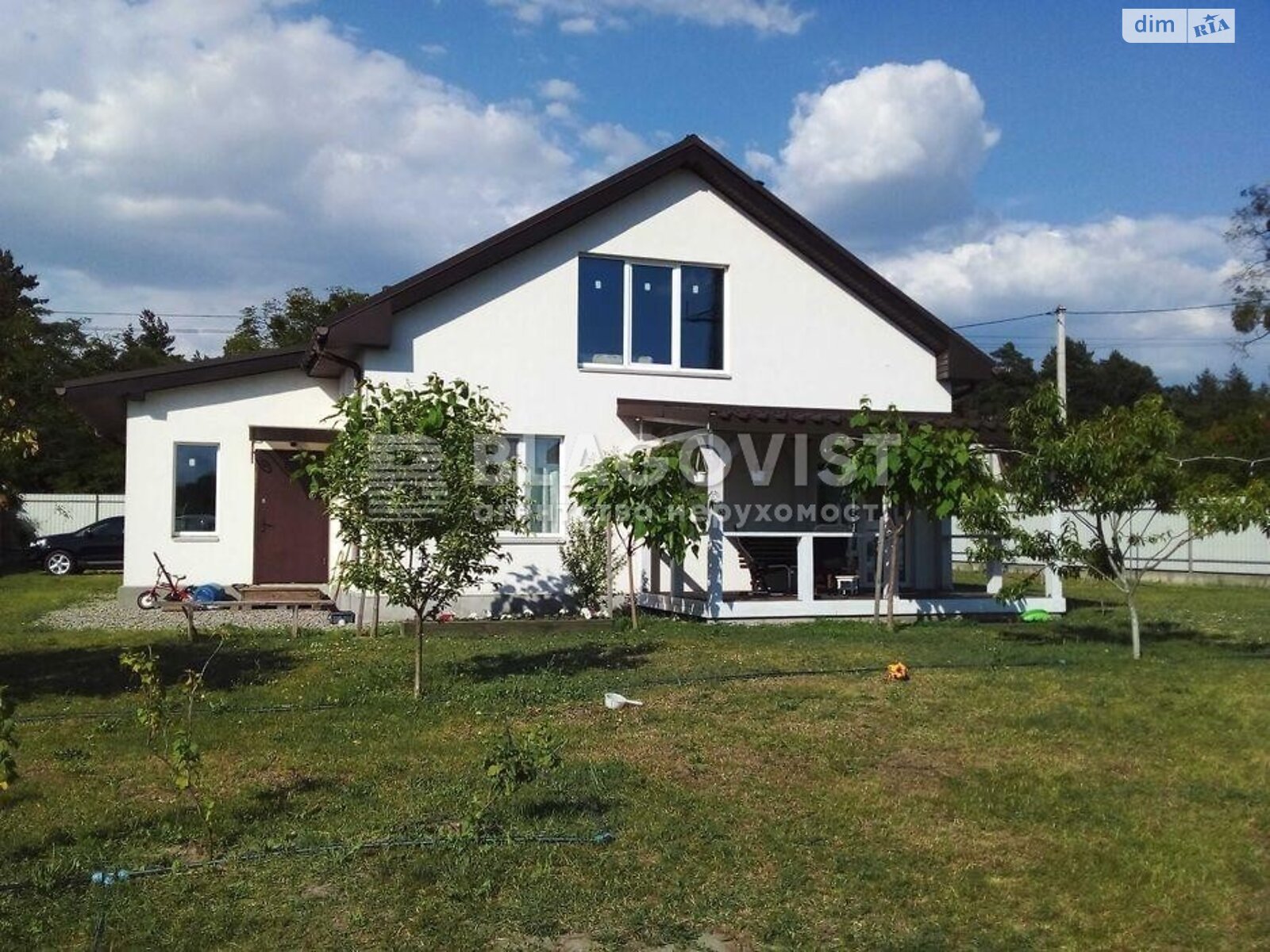 двухэтажный дом с верандой, 150 кв. м, кирпич. Продажа в Жовтневом (нов. Жеребятине) фото 1 двухэтажный дом с верандой, 150 кв. м, кирпич. Продажа в Жовтневом (нов. Жеребятине) фото 1