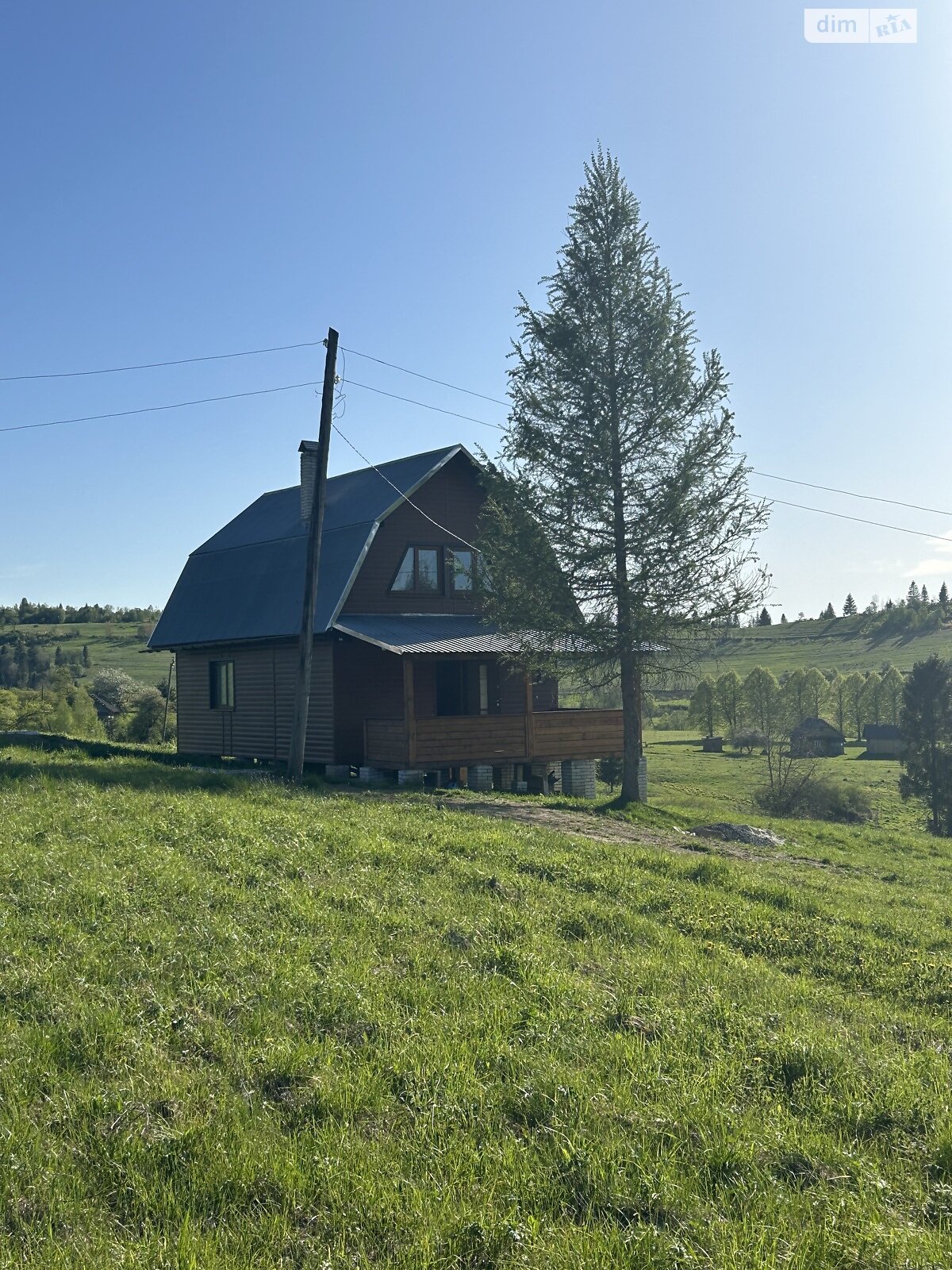 двоповерховий будинок з верандою, 100 кв. м, зруб. Продаж у Жупанах фото 1 двоповерховий будинок з верандою, 100 кв. м, зруб. Продаж у Жупанах фото 1