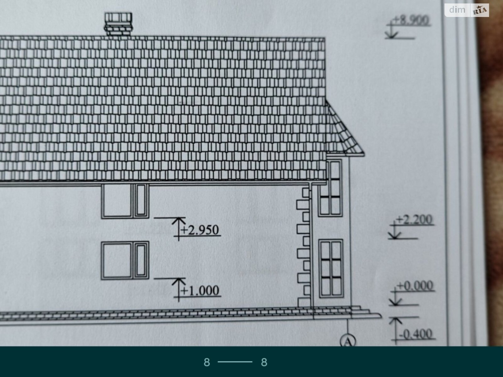 двухэтажный дом с отоплением, 220 кв. м, кирпич. Продажа в Калуше район Подгорки фото 1