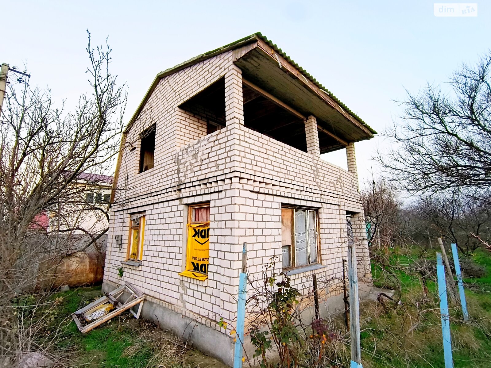 двухэтажный дом с верандой, 55 кв. м, кирпич. Продажа в Каравеллово фото 1