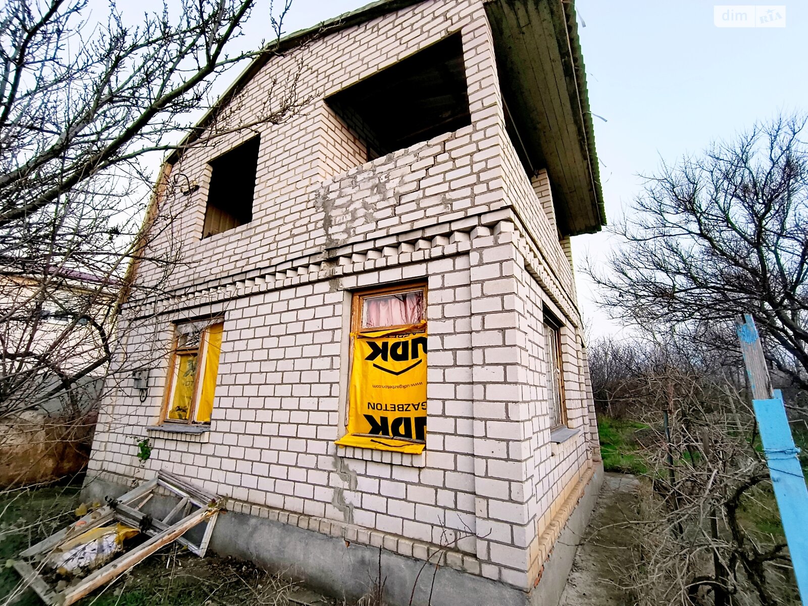 двухэтажный дом с верандой, 55 кв. м, кирпич. Продажа в Каравеллово фото 1