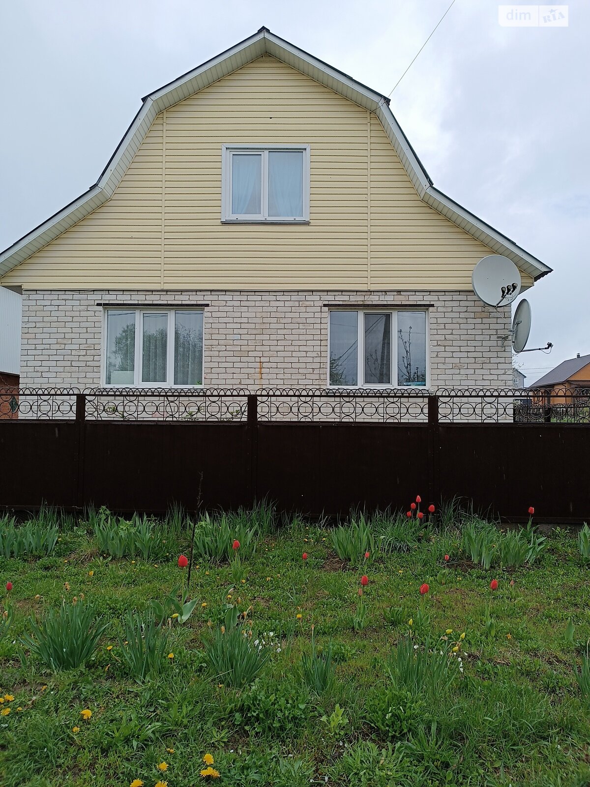 двухэтажный дом с гаражом, 137 кв. м, кирпич. Продажа в Киенке фото 1 двухэтажный дом с гаражом, 137 кв. м, кирпич. Продажа в Киенке фото 1