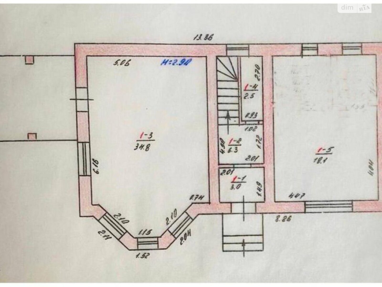 трехэтажный дом, 230 кв. м, кирпич. Продажа в Киеве район Борщаговка фото 1