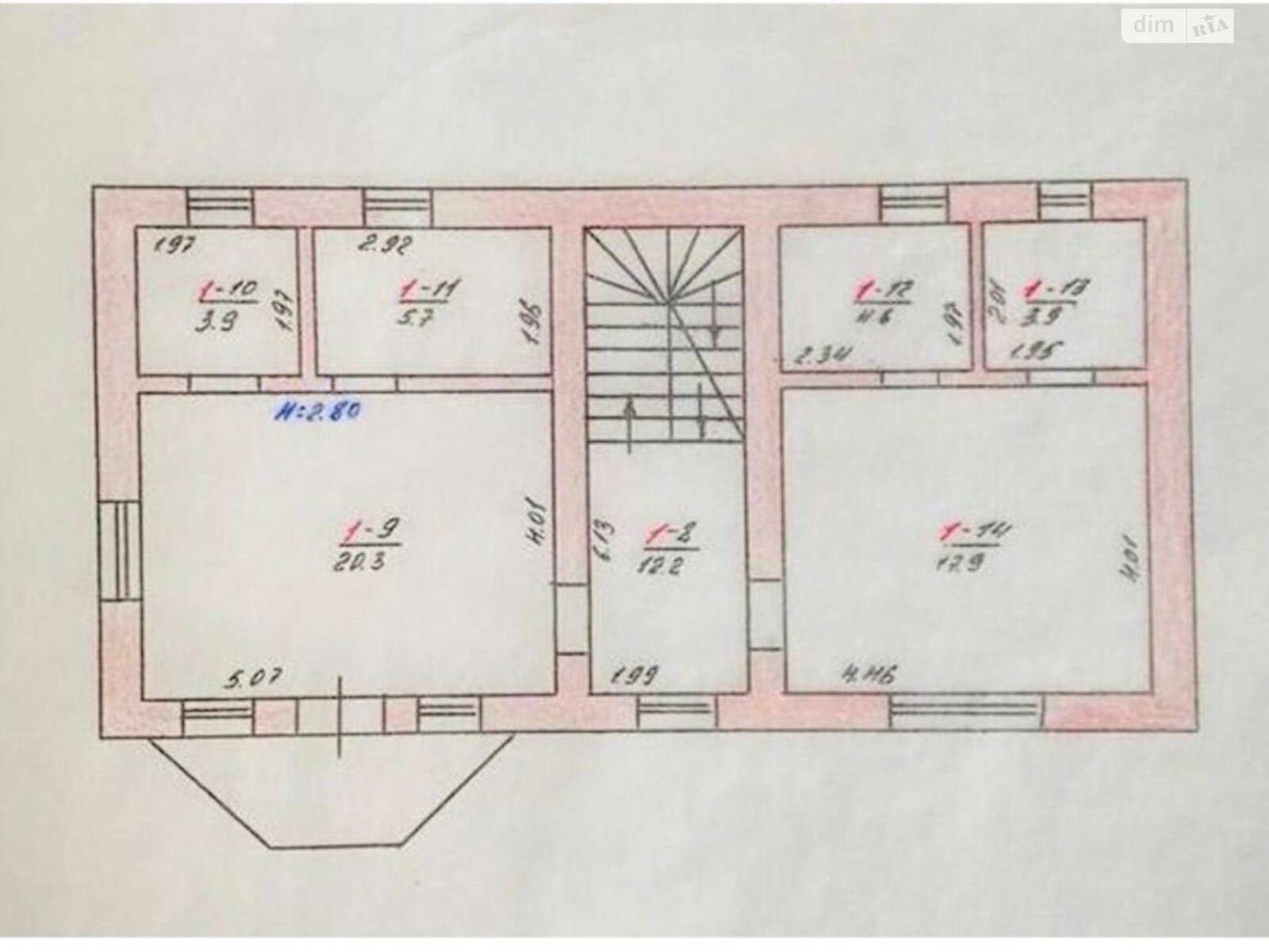 трехэтажный дом веранда, 230 кв. м, кирпич. Продажа в Киеве район Борщаговка фото 1