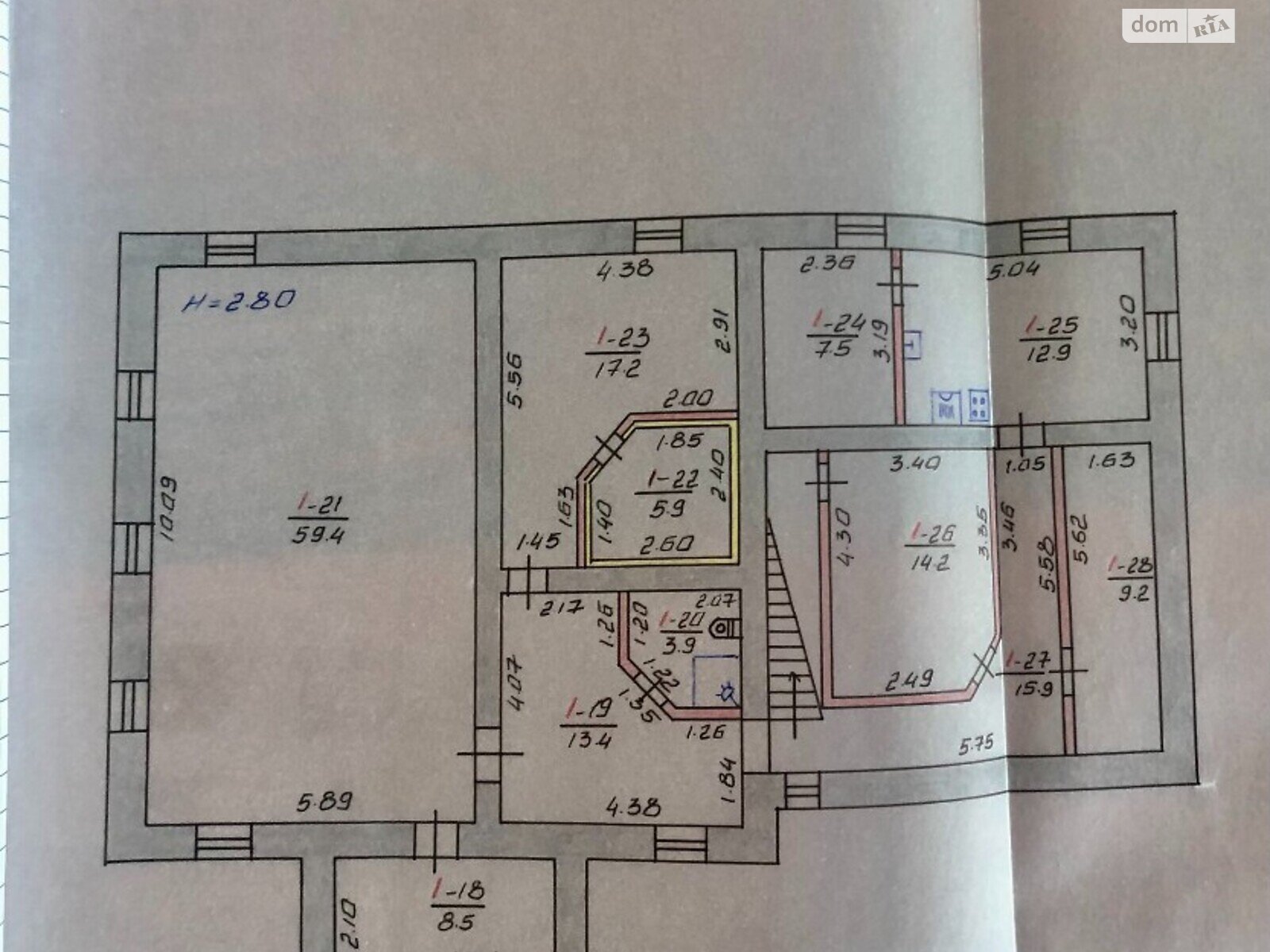 двоповерховий будинок з балконом, 490 кв. м, цегла. Продаж в Києві, район Борщагівка фото 1