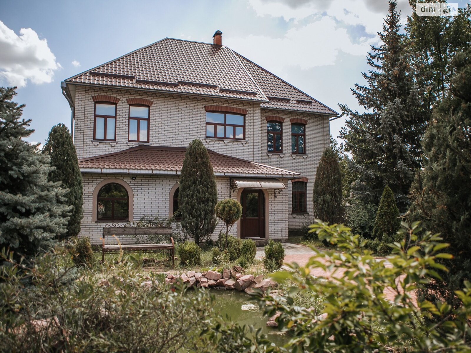 двухэтажный дом веранда, 261 кв. м, кирпич. Продажа в Киеве район Бортничи фото 1