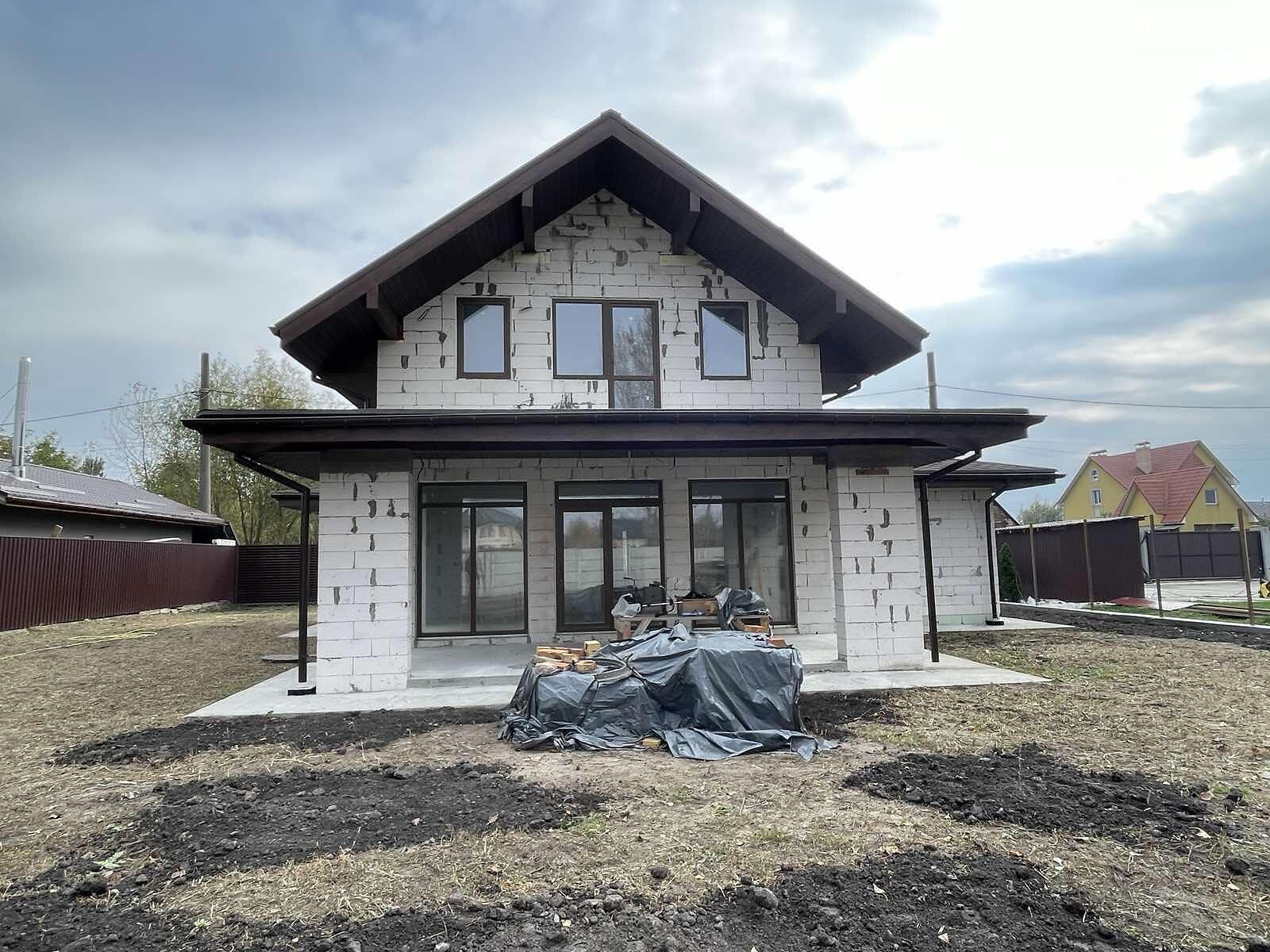 двухэтажный дом, 167 кв. м, газобетон. Продажа в Киеве район Бортничи фото 1