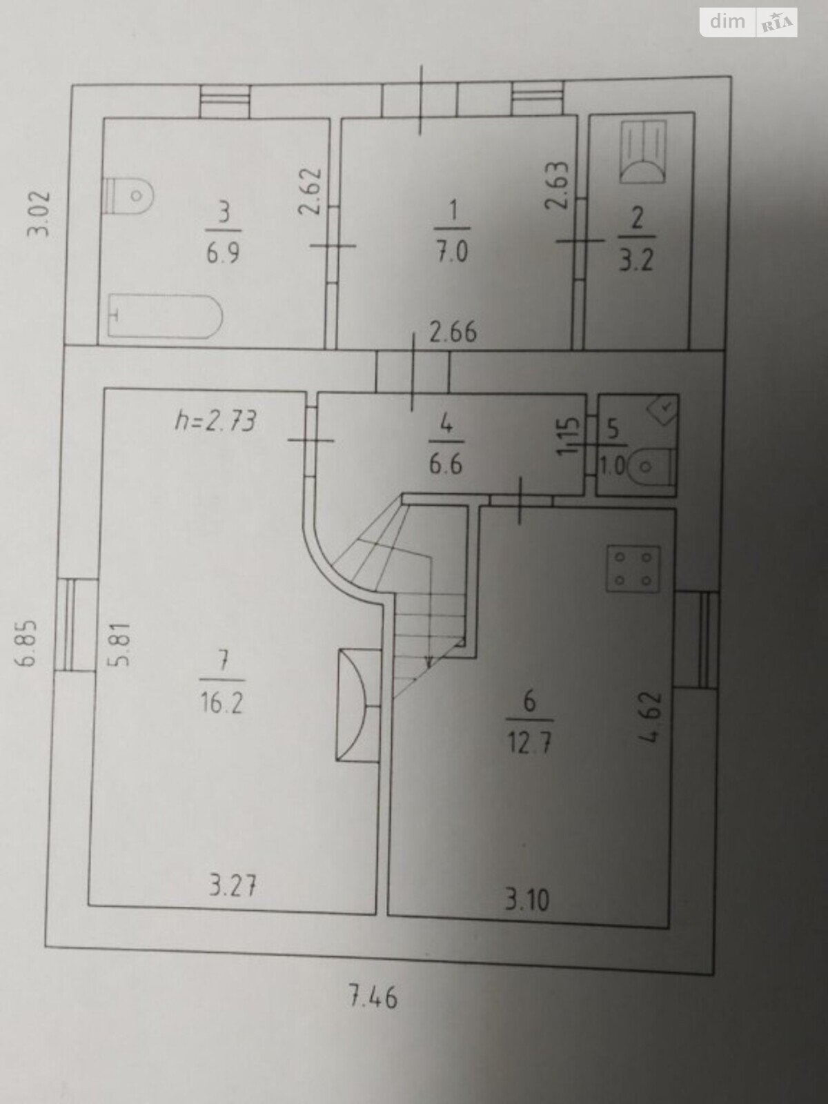 двухэтажный дом, 89 кв. м, кирпич. Продажа в Киеве район Дарницкий фото 1