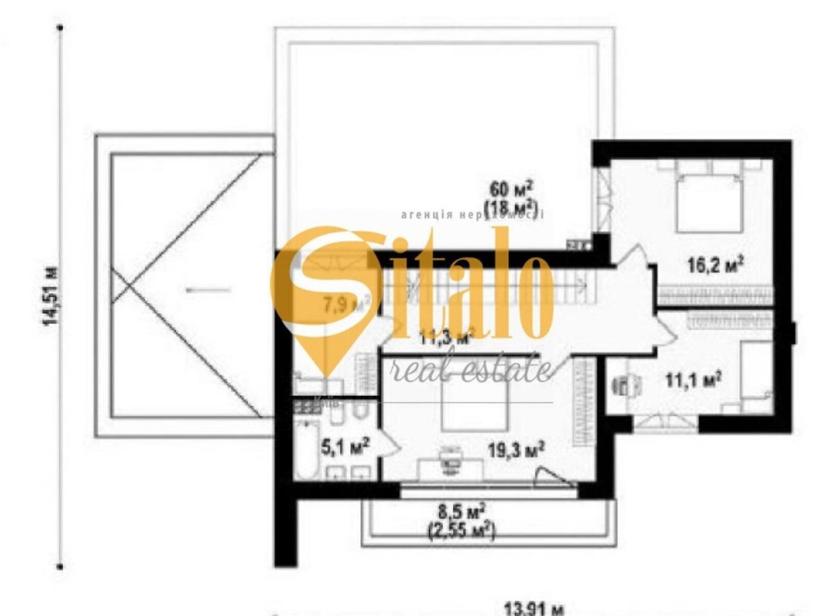 двоповерховий будинок, 220 кв. м, цегла. Продаж у Гнідині фото 1 двоповерховий будинок, 220 кв. м, цегла. Продаж у Гнідині фото 1