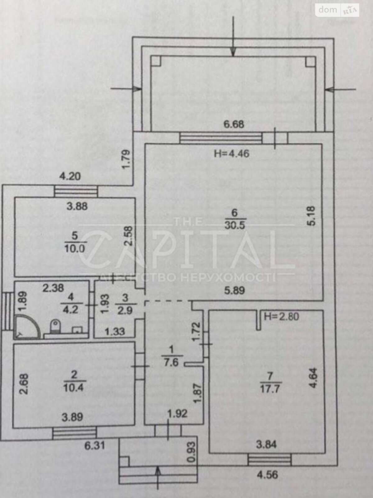 одноповерховий будинок, 130 кв. м, цегла. Продаж в Києві, район Дарницький фото 1