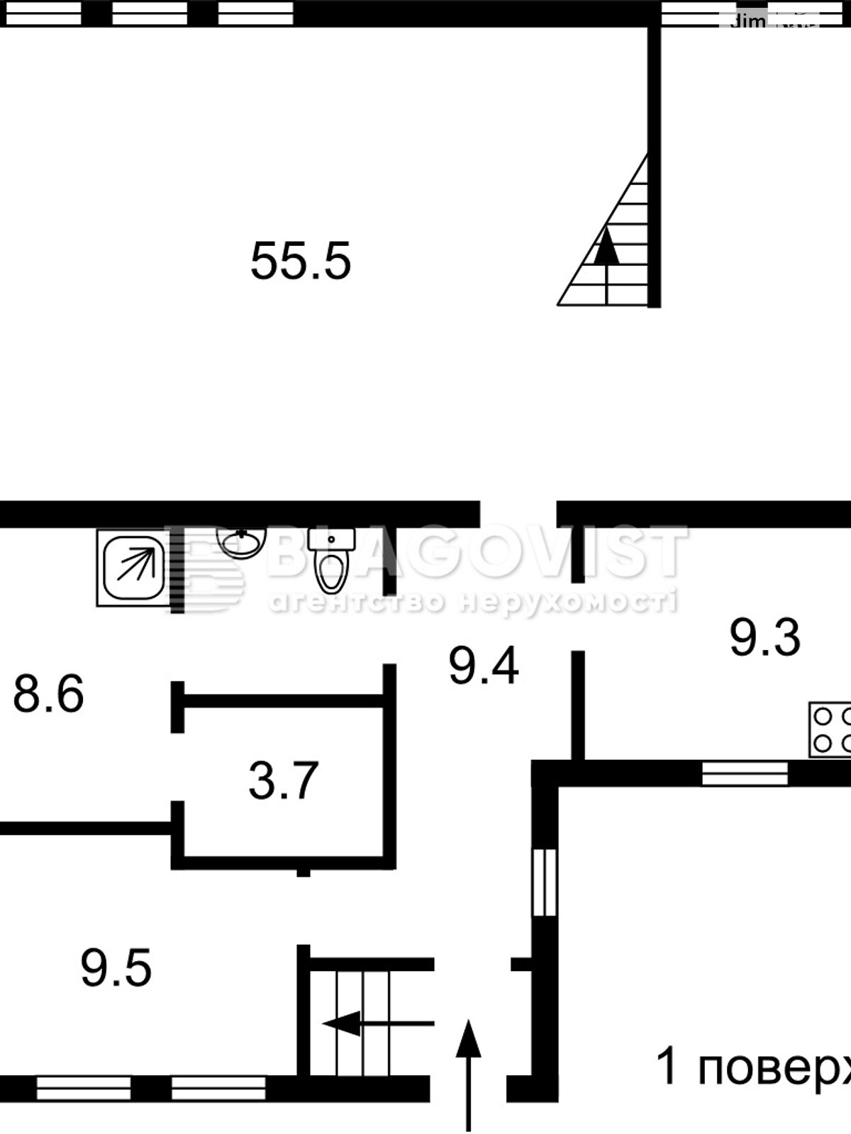 трехэтажный дом с гаражом, 408.6 кв. м, кирпич. Продажа в Киеве район Добрый Шлях фото 1